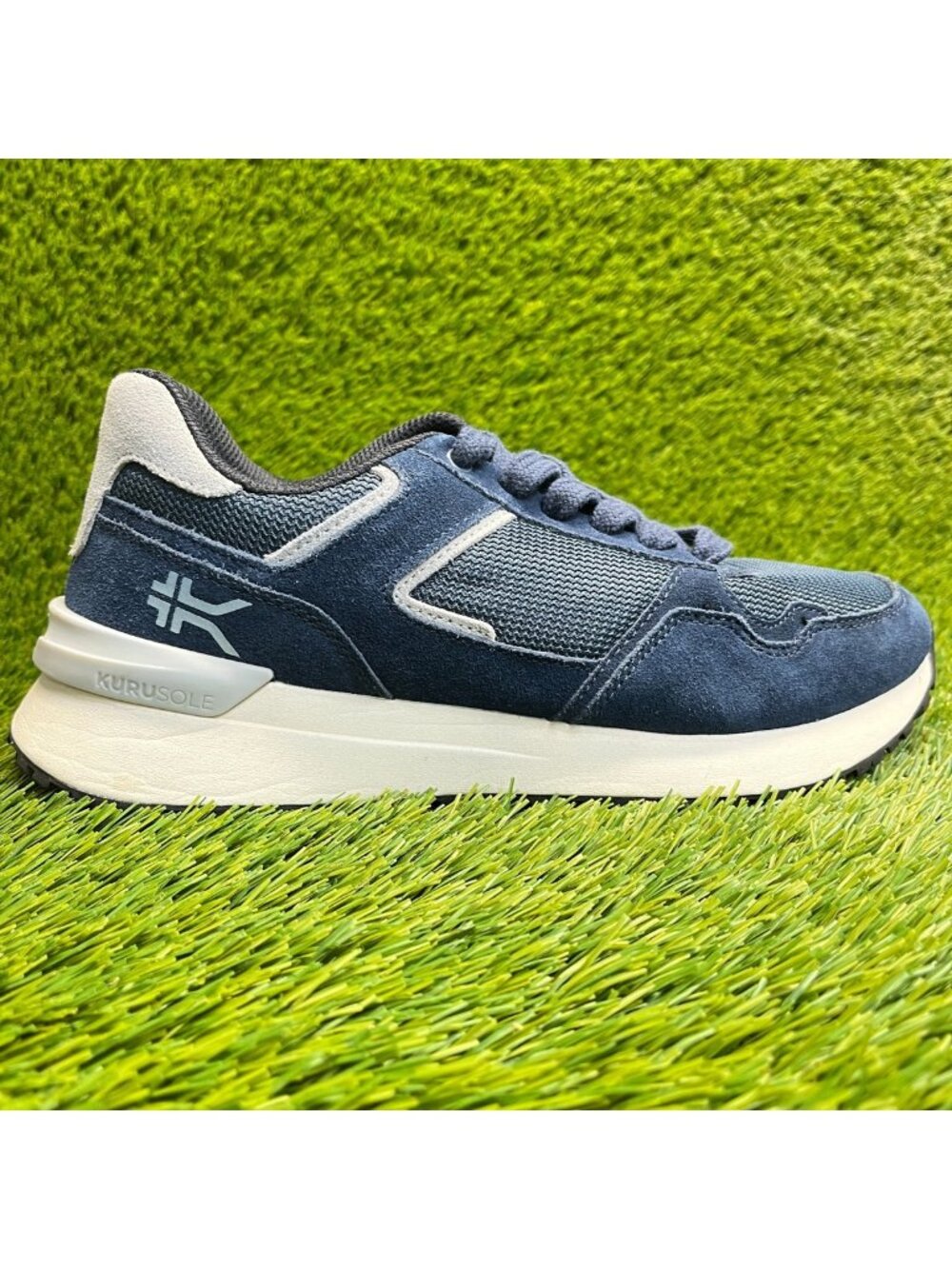 Kuru Apogee Retro Mens Size 8 Womens 9.5 Blue Athletic‎ Running Shoes Sneakers